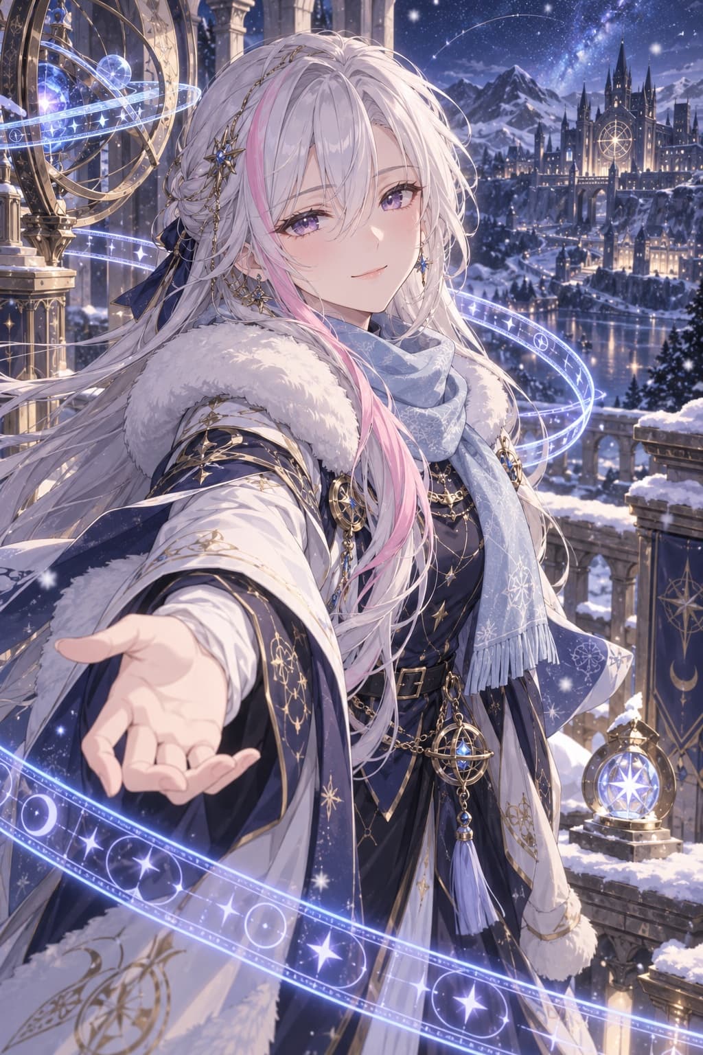 Aria in the Winter Scholar outfit