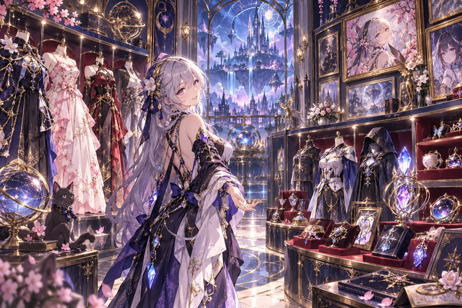 A collection of outfits and artifacts